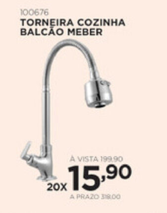 Torneira Cozinha Balcao Meber