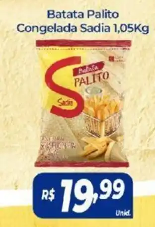 Atakarejo Batata Palito Congelada Sadia 1,05Kg oferta