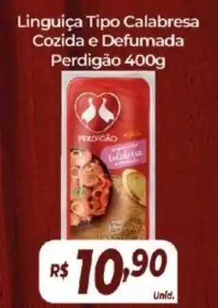 Atakarejo Linguiça Tipo Calabresa Cozida e Defumada Perdigão 400g oferta