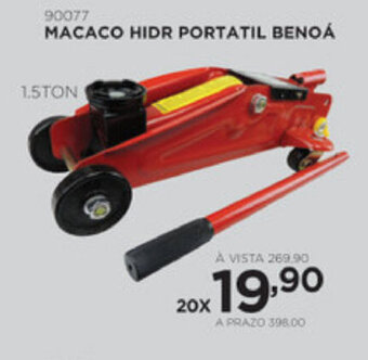 Macaco Hidr Portatil Benoa 1.5TON