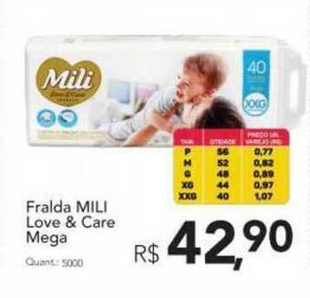 Supermercados Koch Fralda Mili Love & Care Mega oferta