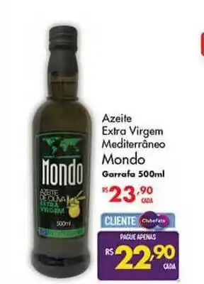Muffato Azeite Extra Virgem Mediterrâneo Mondo 500ml oferta