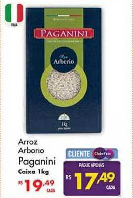 Muffato Arroz Arborio Paganini 1kg oferta