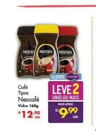 Café Tipos Nescafé 160g