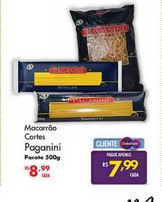 Muffato Macarrâo Cortes Paganini 500g oferta