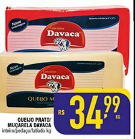 Mercantil Rodrigues Queijo prato / muçarela davaca kg oferta
