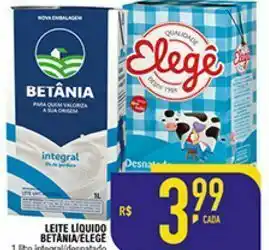 Mercantil Rodrigues Leite líquido betânia / elegê oferta