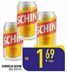 Mercantil Rodrigues Cerveja schin 350ml oferta