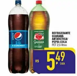 Mercantil Rodrigues Refrigerante guaraná antarctica / pepsi-cola 2.5l oferta