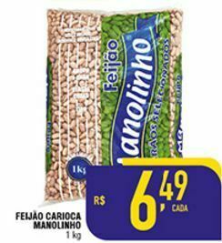 Mercantil Rodrigues Feijão carioca manolinho kg oferta