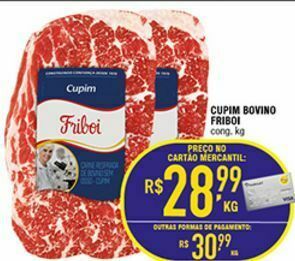 Mercantil Rodrigues Cupim bovino friboi kg oferta