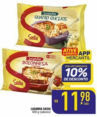 Mercantil Rodrigues Lasanha sadia oferta