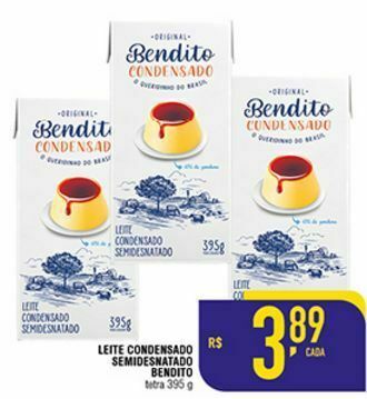 Mercantil Rodrigues Leite condensado semidesnatado bendito oferta