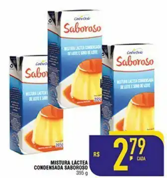 Mistura láctea condensada sabroso