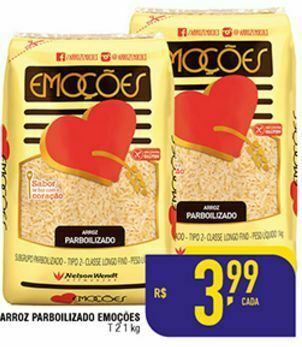 Mercantil Rodrigues Arroz parboilizado emoções kg oferta