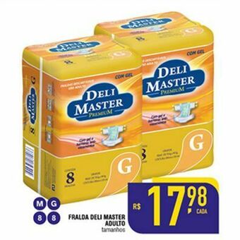 Fralda deli master adulto