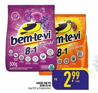 Sabão em pó bem-te-vi