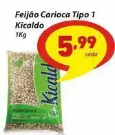 Feijão carioca tipo 1 kicaldo kg