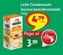 D'avó Supermercado Leite condensado aurora semidesnatado 395g oferta