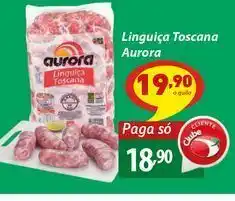 D'avó Supermercado Linguiça toscana aurora kg oferta
