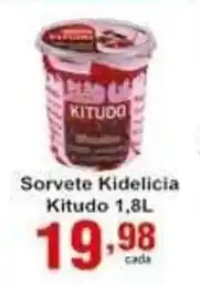 Sorvete Kidelicia Kitudo 1.8L