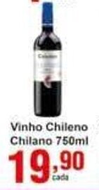 Vinho Chileno Chilano 750ml