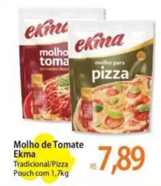Atacadão Molho de Tomate Ekma Tradicional/Pizza Pouch com 1,7kg oferta