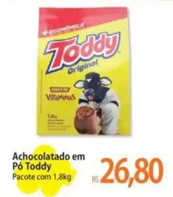 Atacadão Achocolatado em Pó Toddy Pacote com 1,8kg oferta