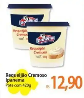 Requeijão Cremoso Ipanema Pote com 420g