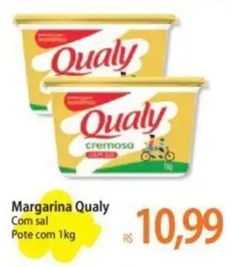 Atacadão Margarina Qualy Com sal Pote com 1kg oferta
