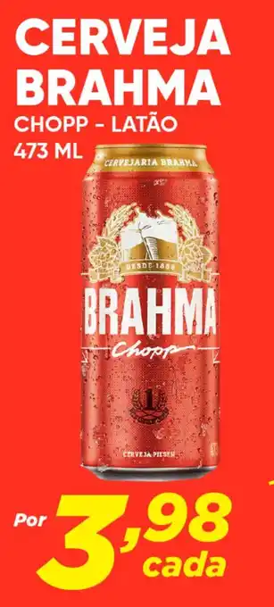 CERVEJA BRAHMA CHOPP - LATÃO 473ml