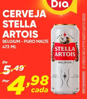 Dia CERVEJA STELLA ARTOIS BELGIUM - PURO MALTE 473 ML oferta
