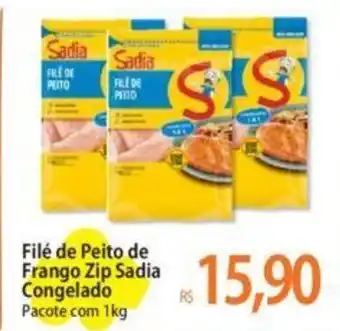 Atacadão Filé de Peito de Frango Zip Sadia Congelado Pacote com 1kg oferta