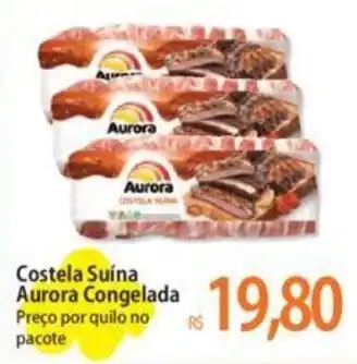 Atacadão Costela Suína Aurora Congelada Preço por quilo no pacote oferta