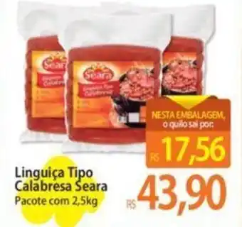 Atacadão Linguiça Tipo Calabresa Seara Pacote com 2,5kg oferta