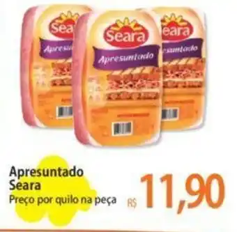 Atacadão Apresuntado Seara Preço por quilo na peça oferta
