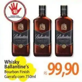 Atacadão Whisky Ballantine's Bourbon Finish Garrafa com 750ml oferta