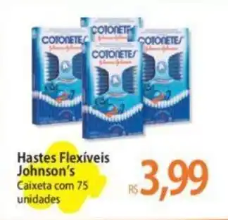 Atacadão Hastes Flexíveis Johnson's Caixeta com 75 unidades oferta