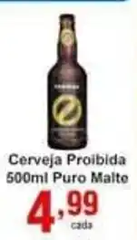 Cerveja Proibida 500ml Puro malte