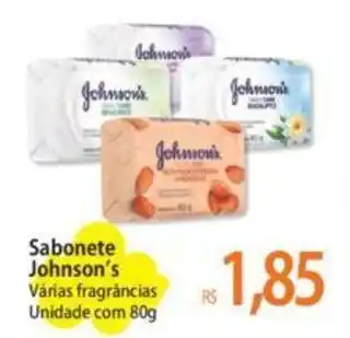 Atacadão Sabonete Johnson's Várias fragrâncias Unidade com 80g oferta