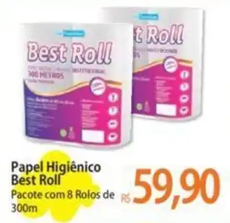 Atacadão Papel Higiênico Best Roll Pacote com 8 Rolos de 300ml oferta