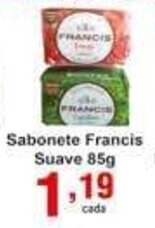 Rossi Supermercado Sabonete Francis Suave 85g oferta