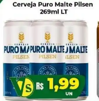 Vivendas Supermercados Cerveja Puro Malte Pilsen 269ml LT oferta