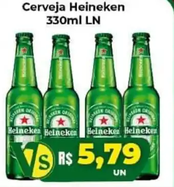 Vivendas Supermercados Cerveja Heineken 330ml LN oferta