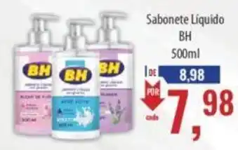 Supermercados BH Sabonete Líquido BH 500ml oferta