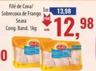Supermercados BH Filé de Coxa/ Sobrecoxa de Frango Seara Cong. Band. 1kg oferta