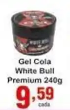 Rossi Supermercado Gel Cola White Bull Premium 240g oferta