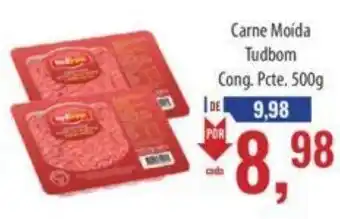Supermercados BH Carne Moida Tudbom Cong. Pcte. 500g oferta