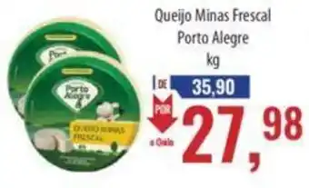 Supermercados BH Queijo Minas Frescal Porto Alegre kg oferta