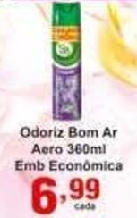 Rossi Supermercado Odoriz Bom Ar Aero 360ml Emb Econimica oferta